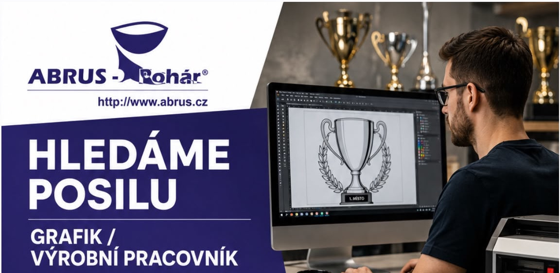 Hledáme posilu - Grafik - Výrobní pracovník Hledáme posilu - Grafik - Výrobní pracovník